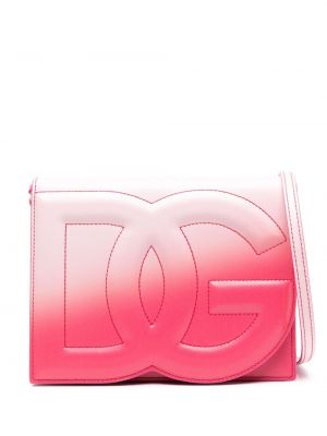 Δερμάτινη τσάντα χιαστί με κέντημα Dolce & Gabbana