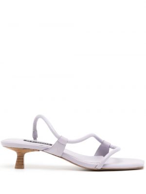 Sandále na podpätku Senso fialová