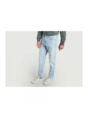 Straight jeans aus baumwoll Samsøe Samsøe blau