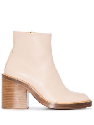 Ankle boots Chloe beżowe