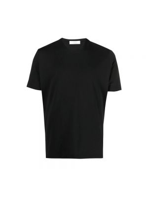 T-shirt aus baumwoll mit rundem ausschnitt Mauro Ottaviani schwarz