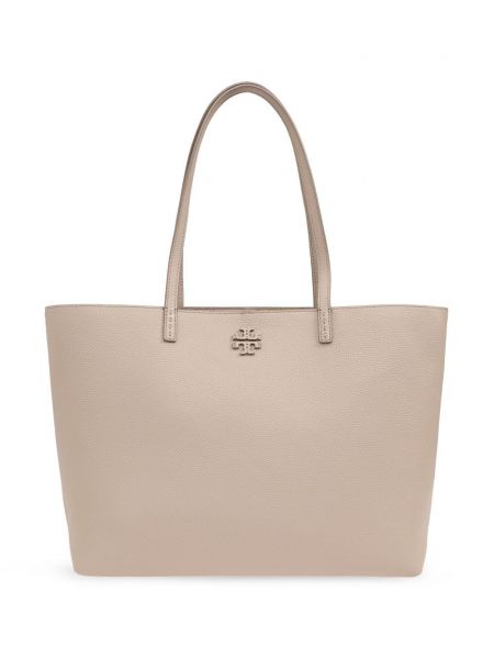 Læder shopping bag Tory Burch