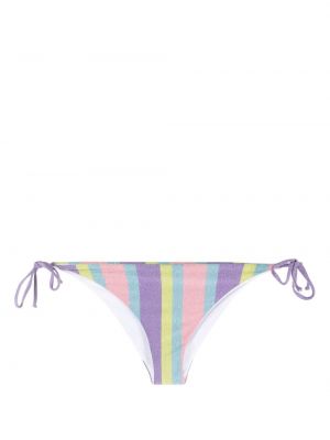 Gestreifter bikini mit print Mc2 Saint Barth pink