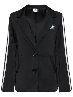 Blazer s črtami Adidas Originals črna