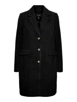 Priliehavý kabát Vero Moda čierna