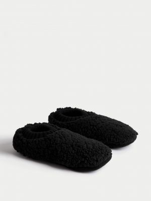 Флисовые носки Marks & Spencer черные