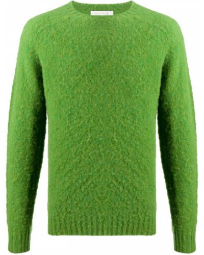 Sweter z okrągłym dekoltem Mackintosh zielony