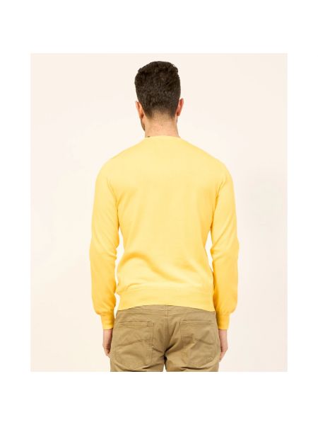 Suéter de cuello redondo Gran Sasso amarillo