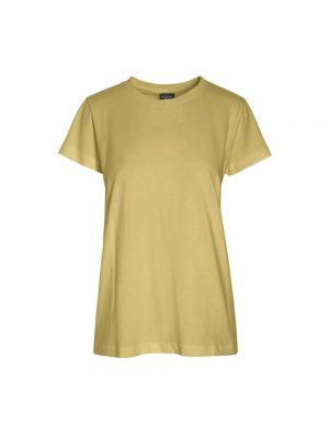 Koszulka bawełniana Bitte Kai Rand żółta