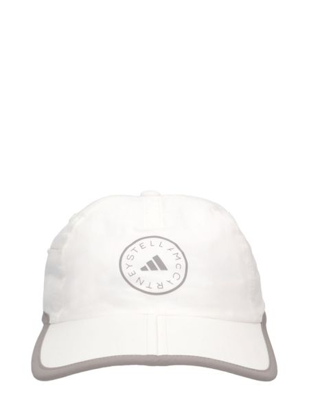 Cappello con visiera Adidas By Stella Mccartney bianco