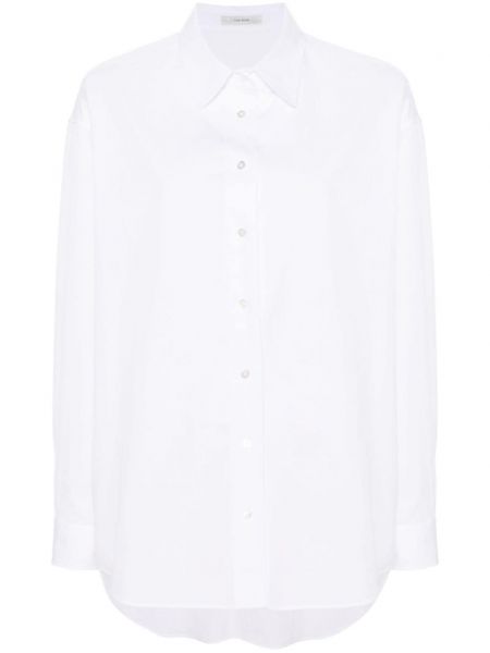 Chemise longue en coton The Row blanc