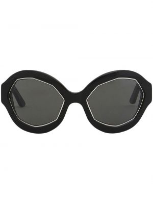 Czarne okulary przeciwsłoneczne Marni Eyewear