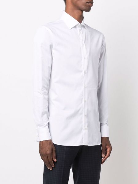 Koszula slim fit Giorgio Armani biała