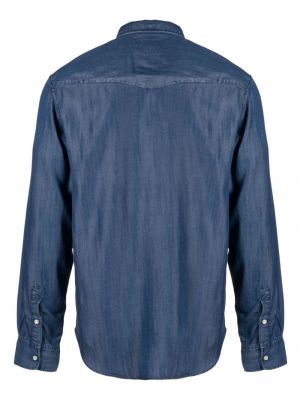 Koszula jeansowa Officine Generale niebieska