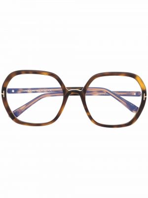 Oversized silmälasit Tom Ford Eyewear ruskea