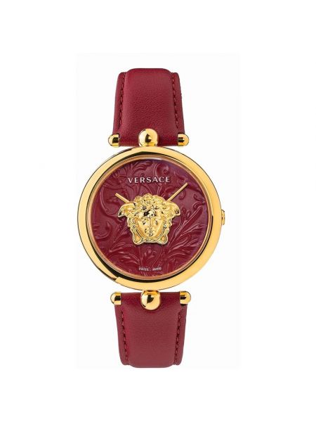 Czerwony zegarek Versace