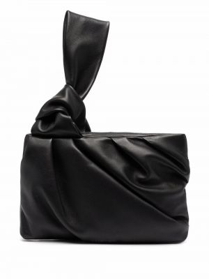 Usnjena pisemska torbica Ambush črna