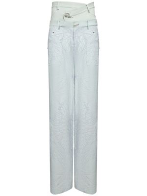 Jeans ricamati baggy Mithridate