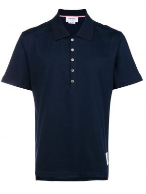 Polo marškinėliai Thom Browne mėlyna