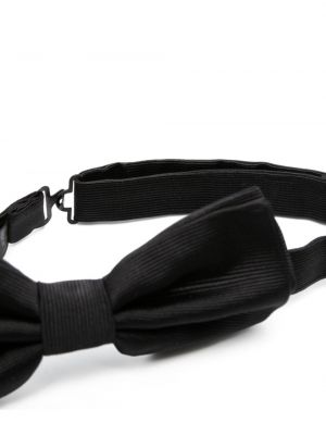 Cravate avec noeuds en soie Dolce & Gabbana noir