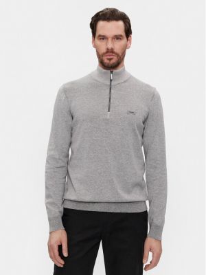 Sweter Calvin Klein szary