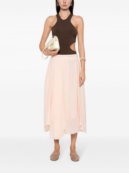 Asymetrické sukně Peserico růžové