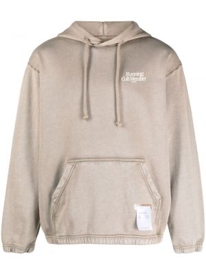 Hoodie aus baumwoll Satisfy beige