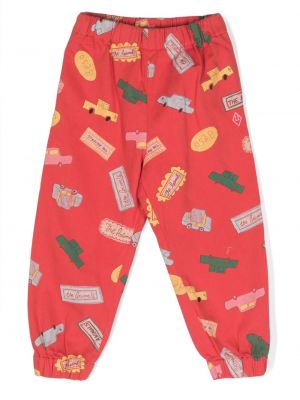 Leggings con stampa The Animals Observatory rosso