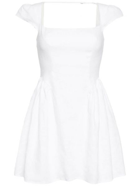 Lanena haljina Reformation bijela