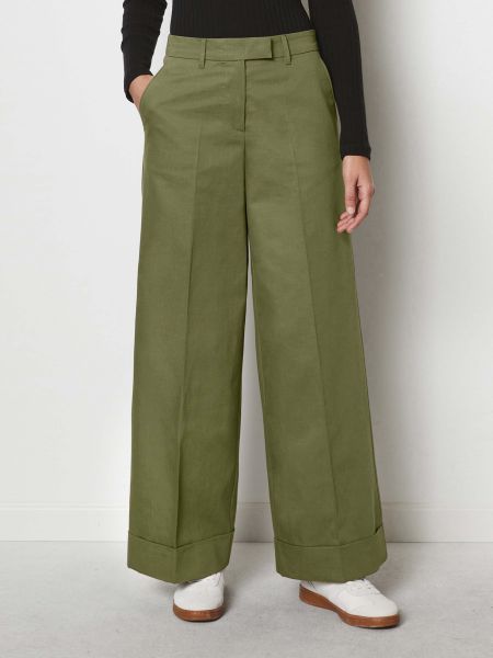 Зеленые хлопковые брюки Marc O'polo