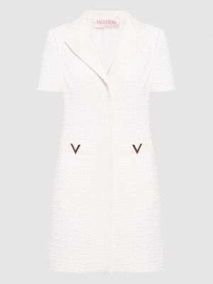 Платье мини Valentino белое