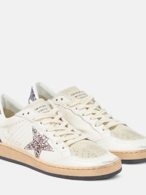 Stjernemønster lær sneakers Golden Goose