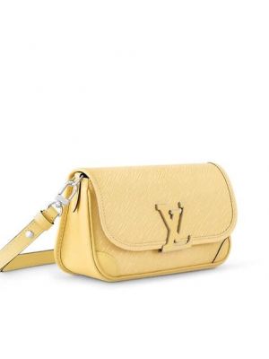 Пастельная сумка Louis Vuitton желтая