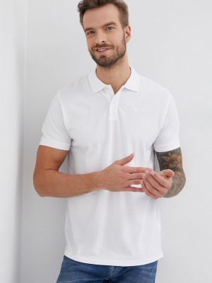 Памучна тениска с дълъг ръкав Pepe Jeans бяло