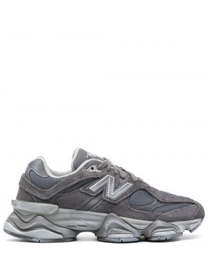 Sneakers in pelle scamosciata in mesh New Balance grigio
