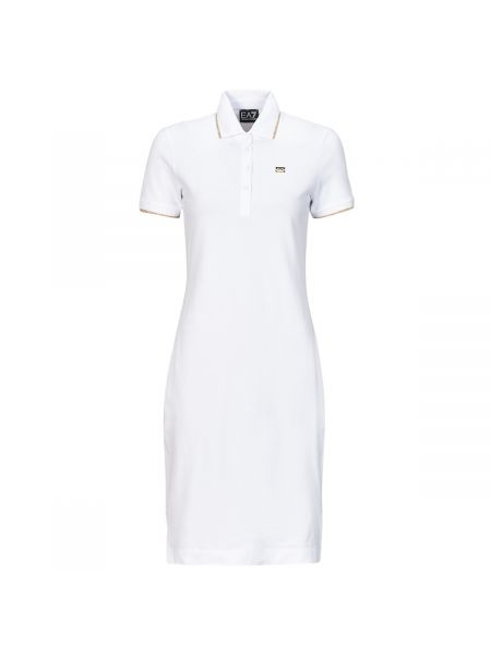 Mini šaty Emporio Armani Ea7 bílé