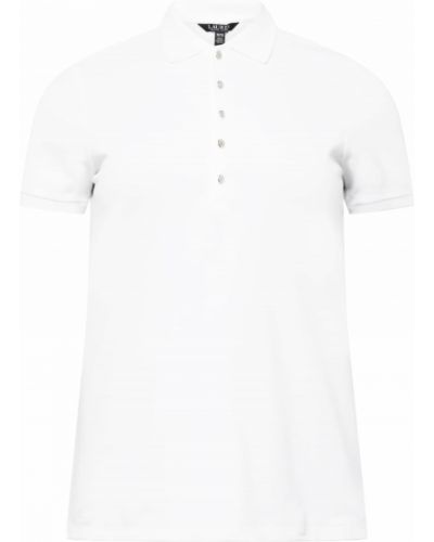 Polo marškinėliai Lauren Ralph Lauren Plus balta