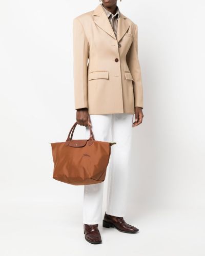 Shopper rankinė Longchamp ruda