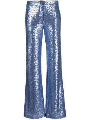 Pantaloni con paillettes Ermanno Firenze blu