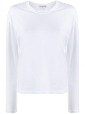 Camiseta de tela jersey James Perse blanco