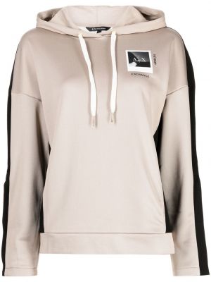 Hoodie Armani Exchange brun