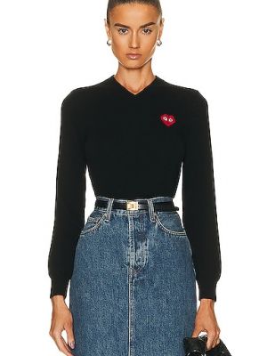 Sweter Comme Des Garcons Play - Сzarny