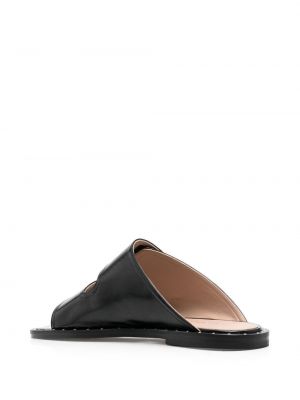 Kožené sandály Scarosso černé