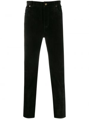 Pantalones de terciopelo‏‏‎ slim fit Saint Laurent negro