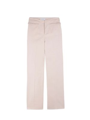 Широки панталони тип „марлен“ Scalpers розово