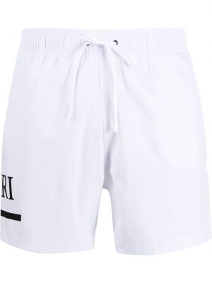 Trykt shorts Amiri hvit