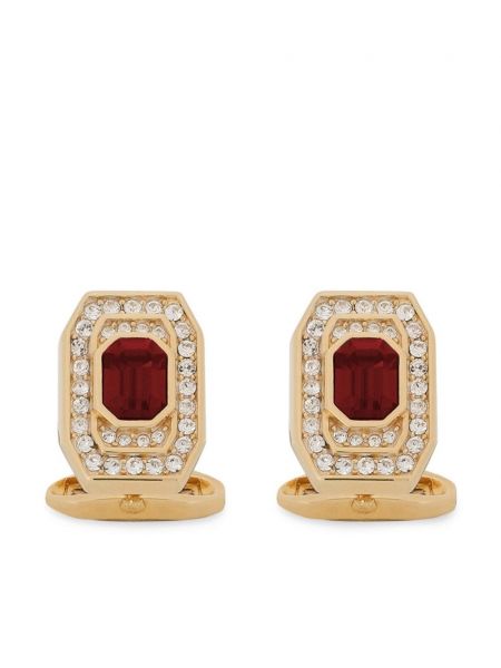 Копчета за ръкавели с кристали Dolce & Gabbana