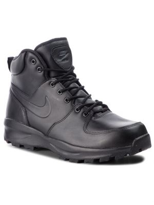 Черные кожаные треккинговые ботинки Nike