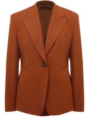 Коричневый шерстяной пиджак Windsor