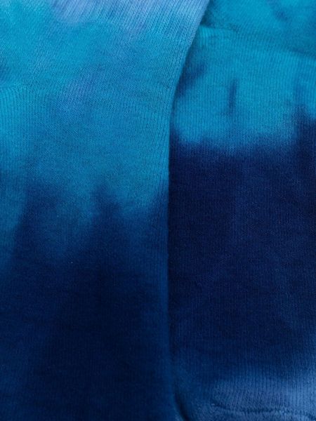Chaussettes à imprimé tie dye Mauna Kea bleu